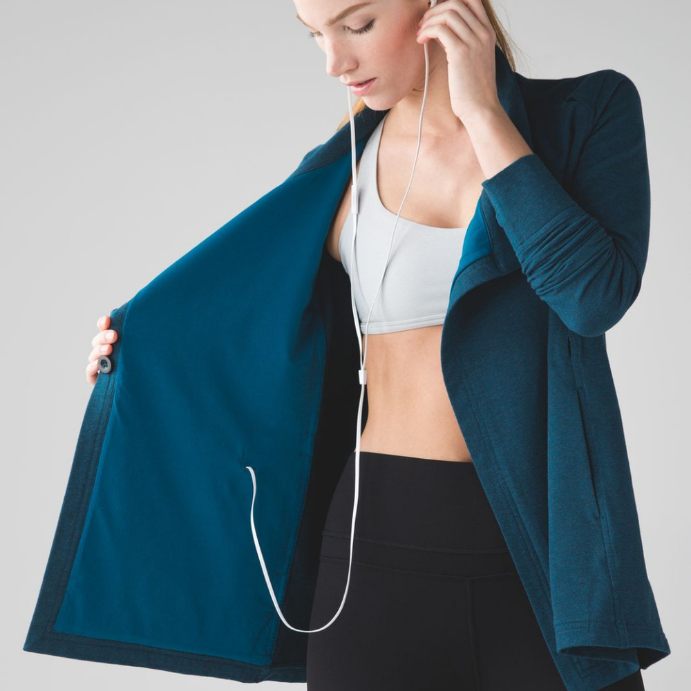 LULULEMON Coast Wrap Jacket II Alberta Lake teal - Picture 3 of 8